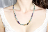 Focus ~ Rainbow Fluorite Necklace